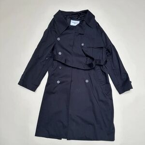 Stunning Balenciaga Navy Trench Coat